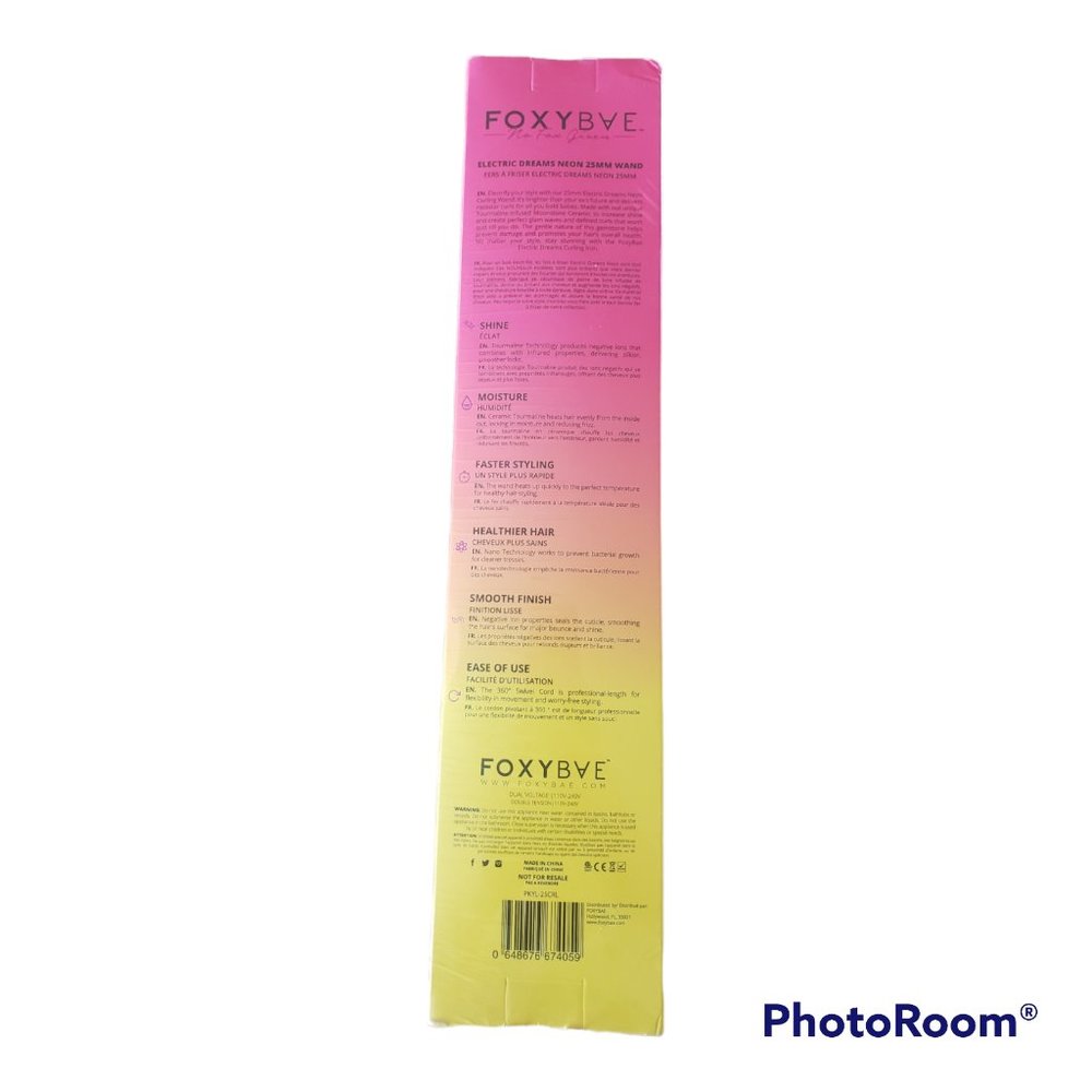 **FLASH SALE* FOXYBAE Electric Dreams Neon Curling Wand - Picture 6 of 7